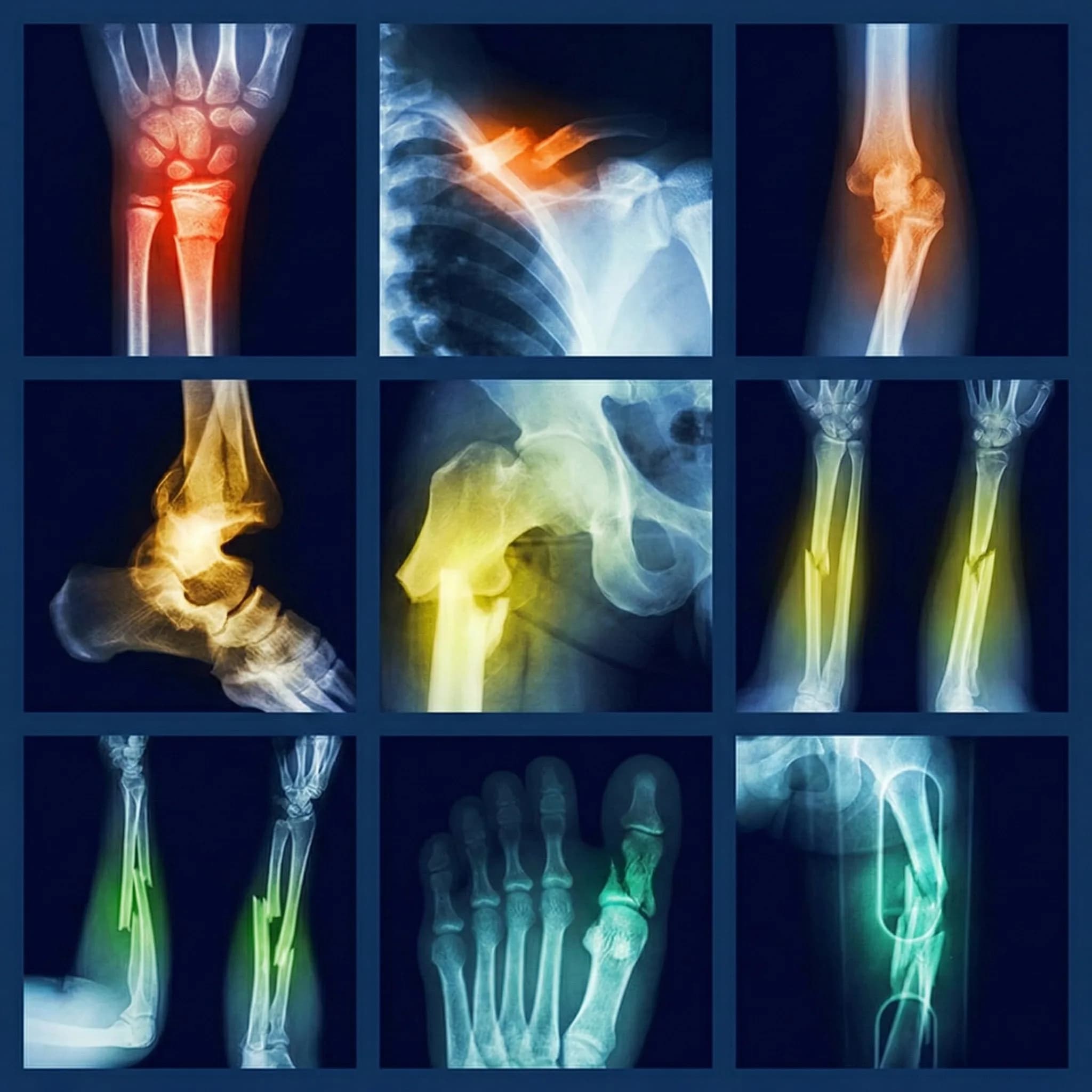 Orthopedic X-ray review for a suspected foot or ankle fracture after a twist injury in South Delhi